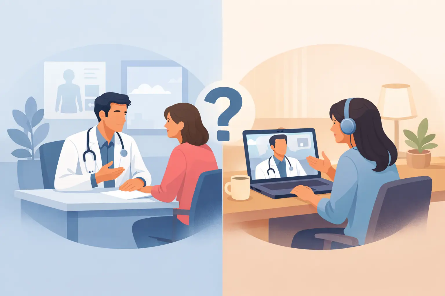 Private Consultation or Teleconsultation?